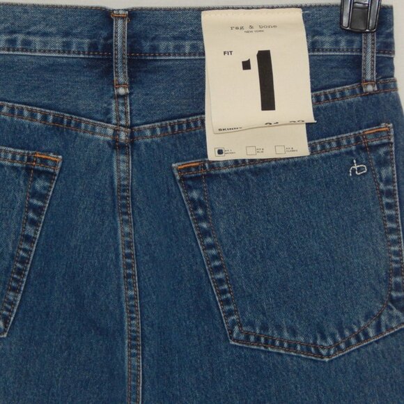 Rag & Bone Men’s Premium Denim Jeans Skinny Fit 1 Indigo Wash NWT AUTHENTIC - Picture 2 of 7